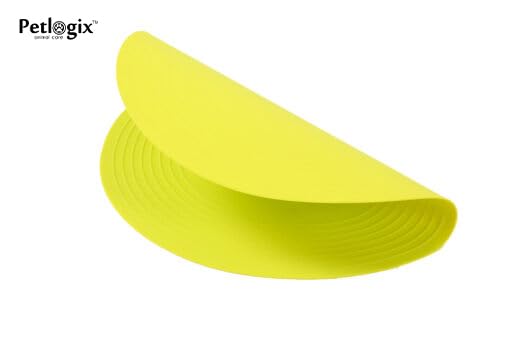 Petlogix Silicon Anti-Slip Food Mat for Dog, Puppies and Cats Non-Slip Water Bowl Feeding Tray Placemat (30 cm Diameter) Dog, Cat Pet Mat
