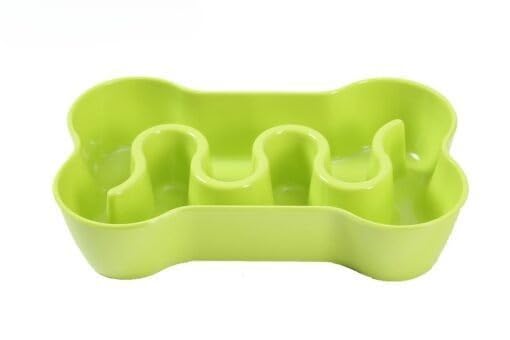 Petlogix Slow Feeder Dog Bowl Fun Feeder No Chocking Slow Polypropylene Feeder Bloat Stop Food Water Bowl for Dog Cat with Funny Pattern