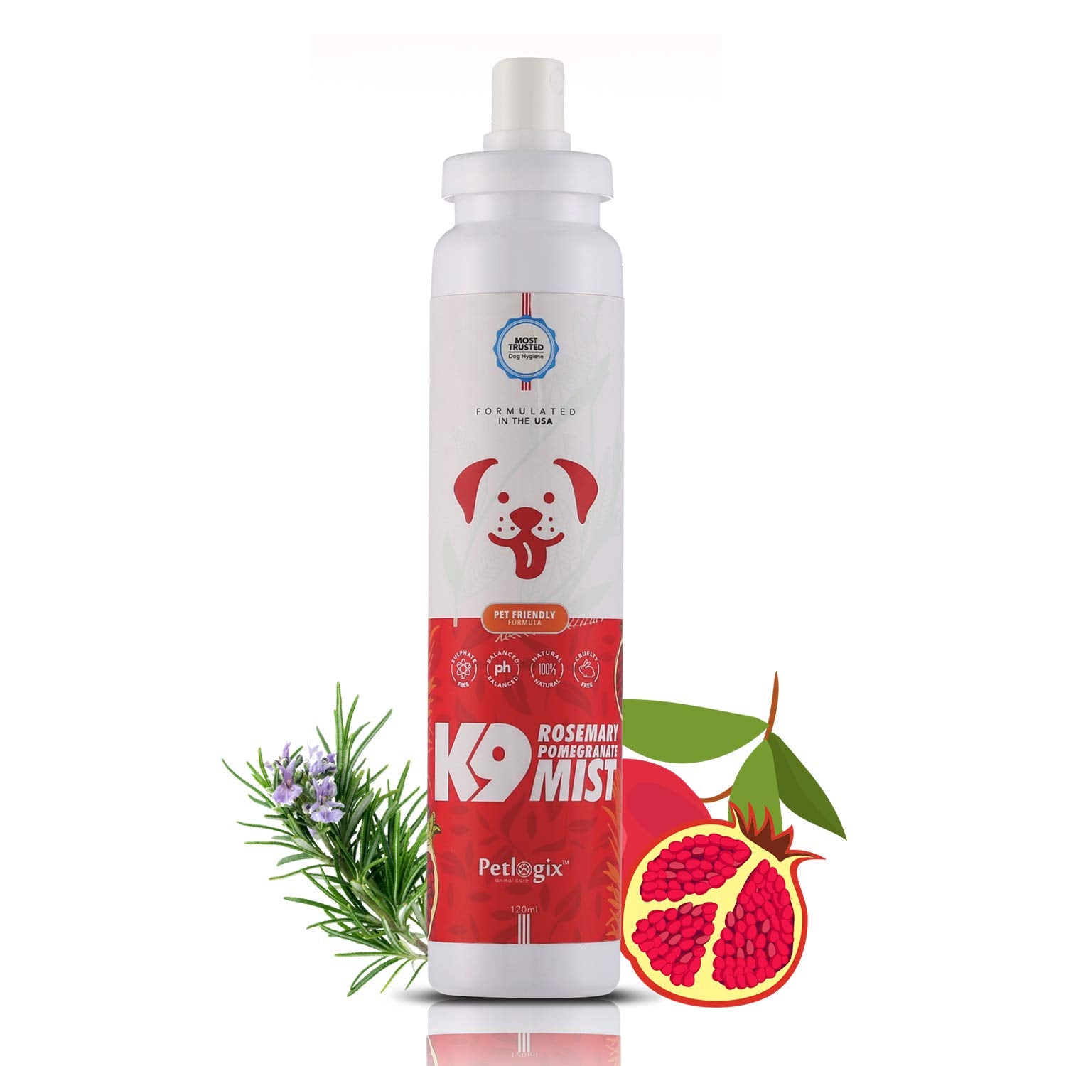 Rosemary & Pomegrante K9 Mist ( Odour Control Spray)
