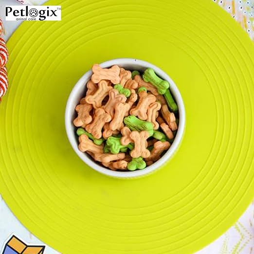 Petlogix Anti-Slip & Anti-Rust Ceramic Feeding Food & Water Pet Bowl for Dog and Cats – Large (15.55cm in Diameter)(Large)