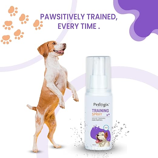 Petlogix Training Spray | Dog & Puppy Behavior Correction Spray | Housebreaking Spray for Dogs | 100g