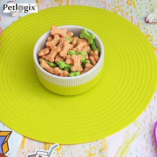 Petlogix Anti-Slip & Anti-Rust Ceramic Feeding Food & Water Pet Bowl for Dog and Cats – Large (15.55cm in Diameter)(Large)