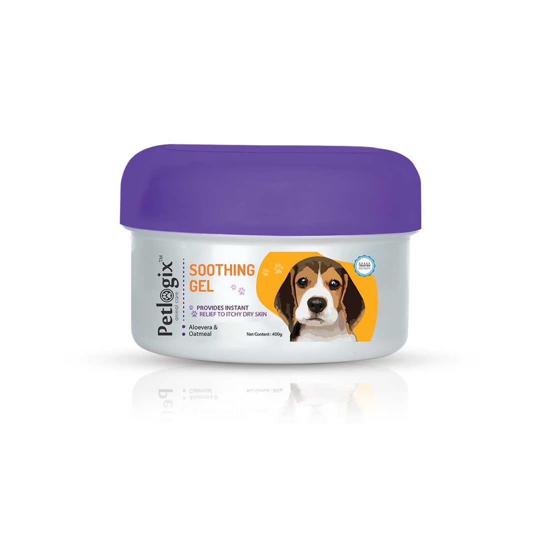 Petlogix Soothing Gel for Dogs Relaxent, Shiny, Dull Coat, Moisturizes Skin, 400g