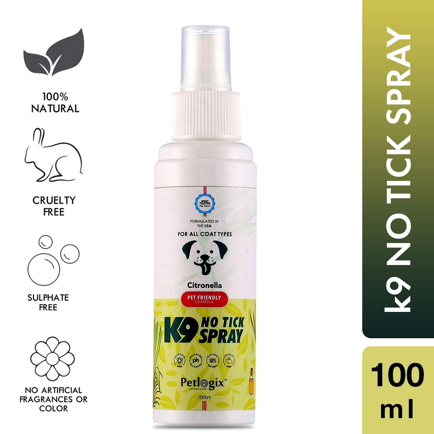 Petlogix Natural K9 No Tick Spray