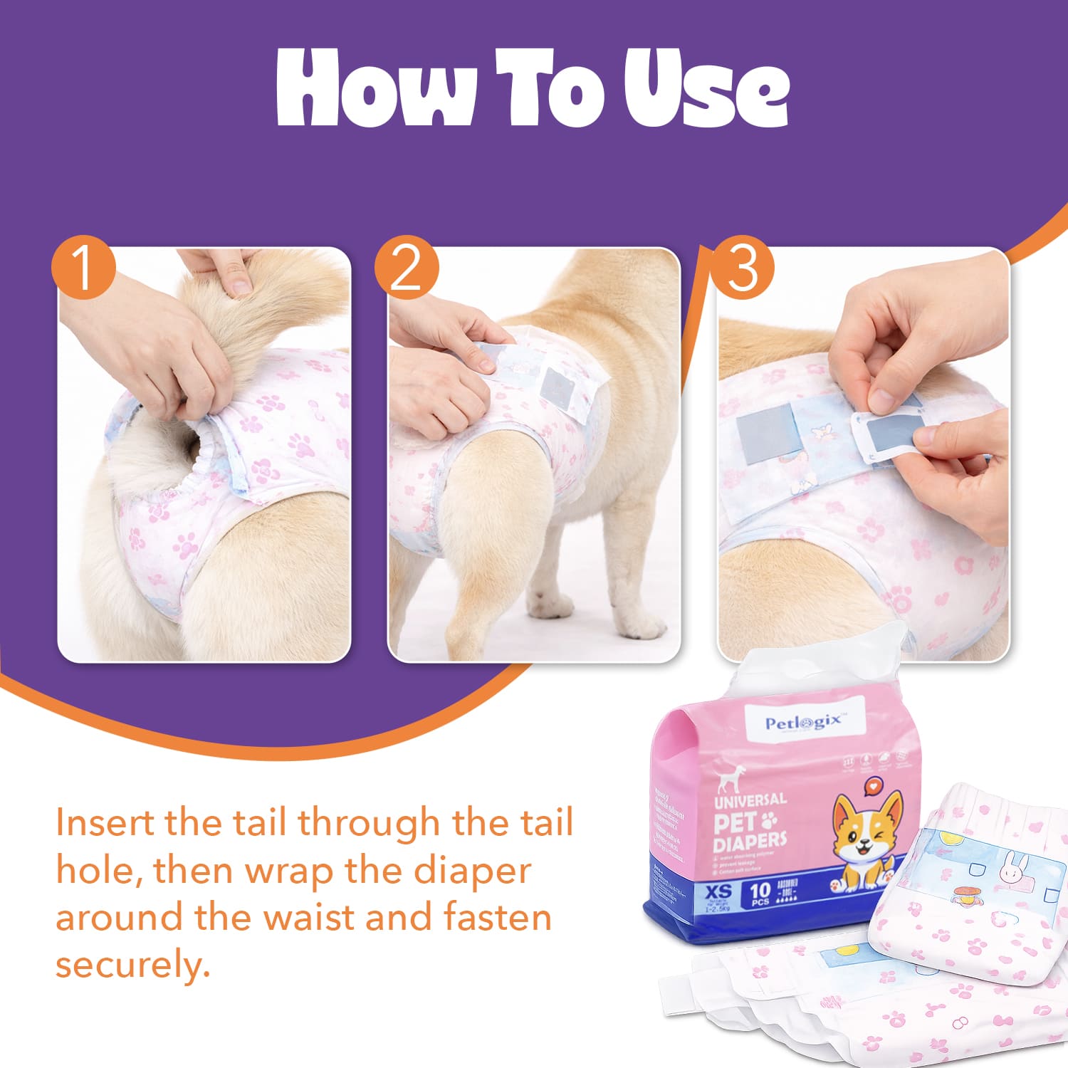 Pet Diapers Female