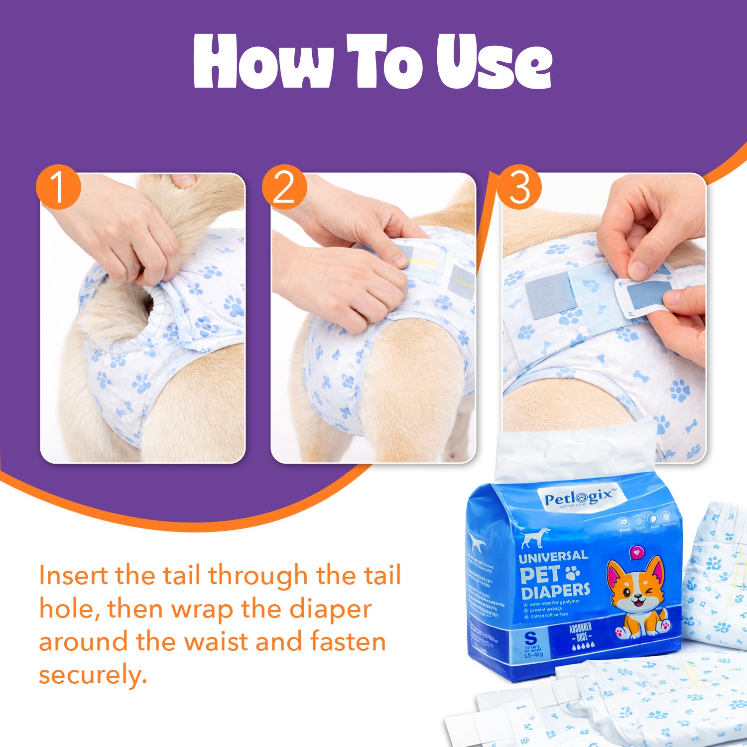 Pet Diapers male
